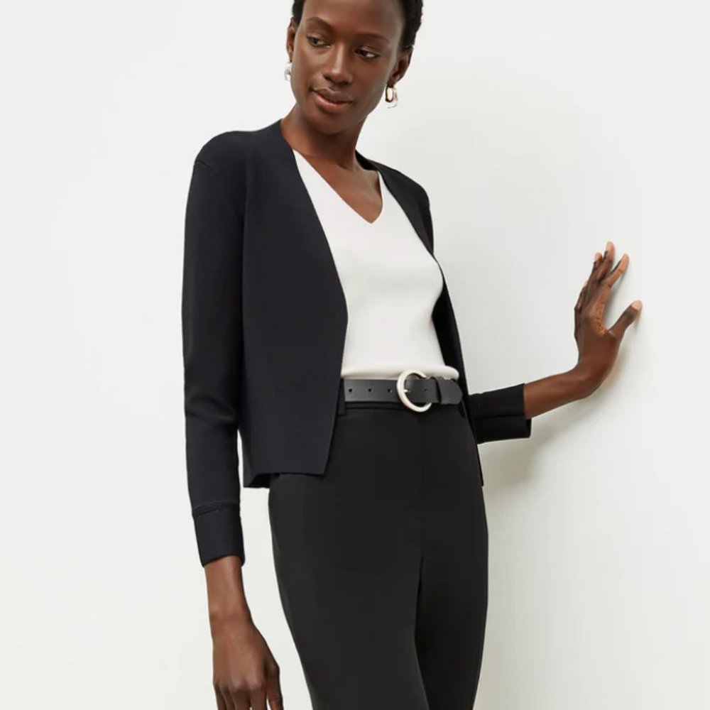 MM Lafleur The Sant Ambroeus Jardigan Black